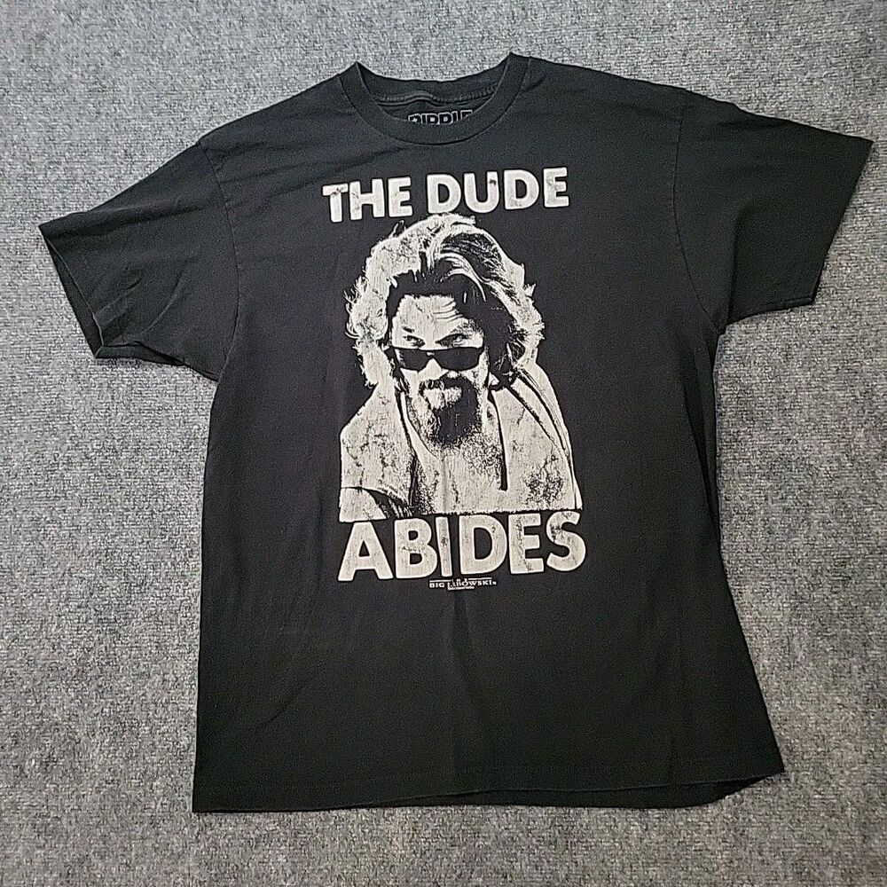 Ripple Junction T-Shirt Mens XL Black Cotton The Dude Abides Graphic Lebowski